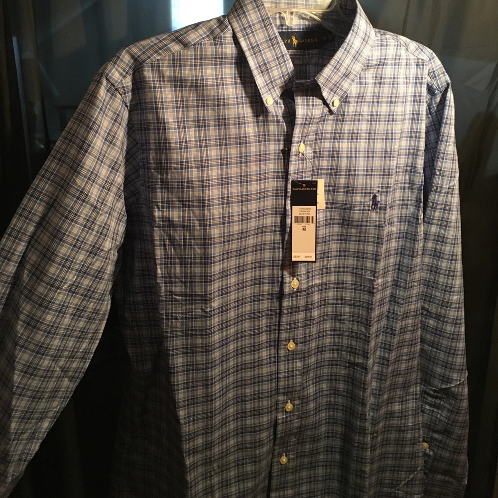 NWT Men's Ralph Lauren Dress Shirt - M