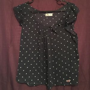 Hollister polka dot shirt