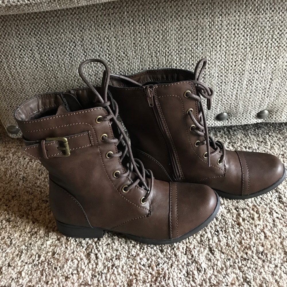 American Rag Zip-up Combat Boots
