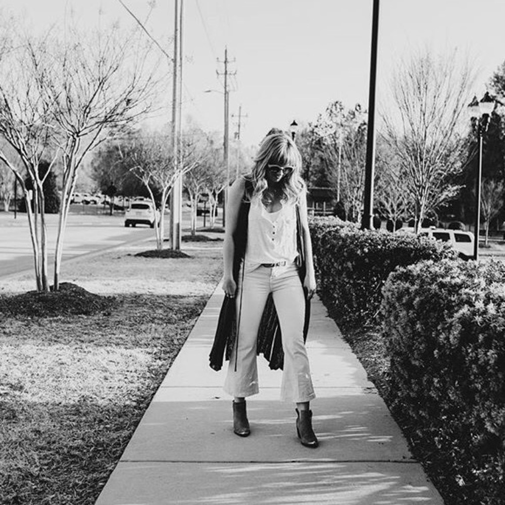 Free People Chloe Cropped Flare