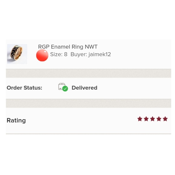 (LAST 1, SIZE 10) 5🌟 RGP Enamel Ring - Picture 6 of 6