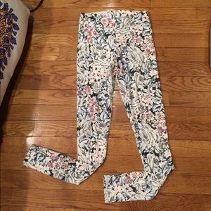 Floral print leggings