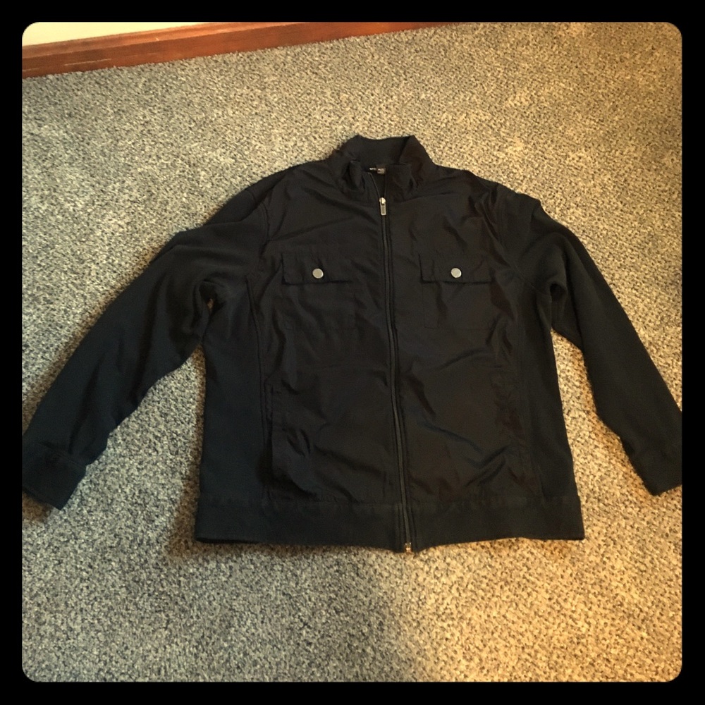 Michael Kors Black Lightweight Bomber Jacket