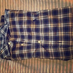 Polo medium black and white checked shirt