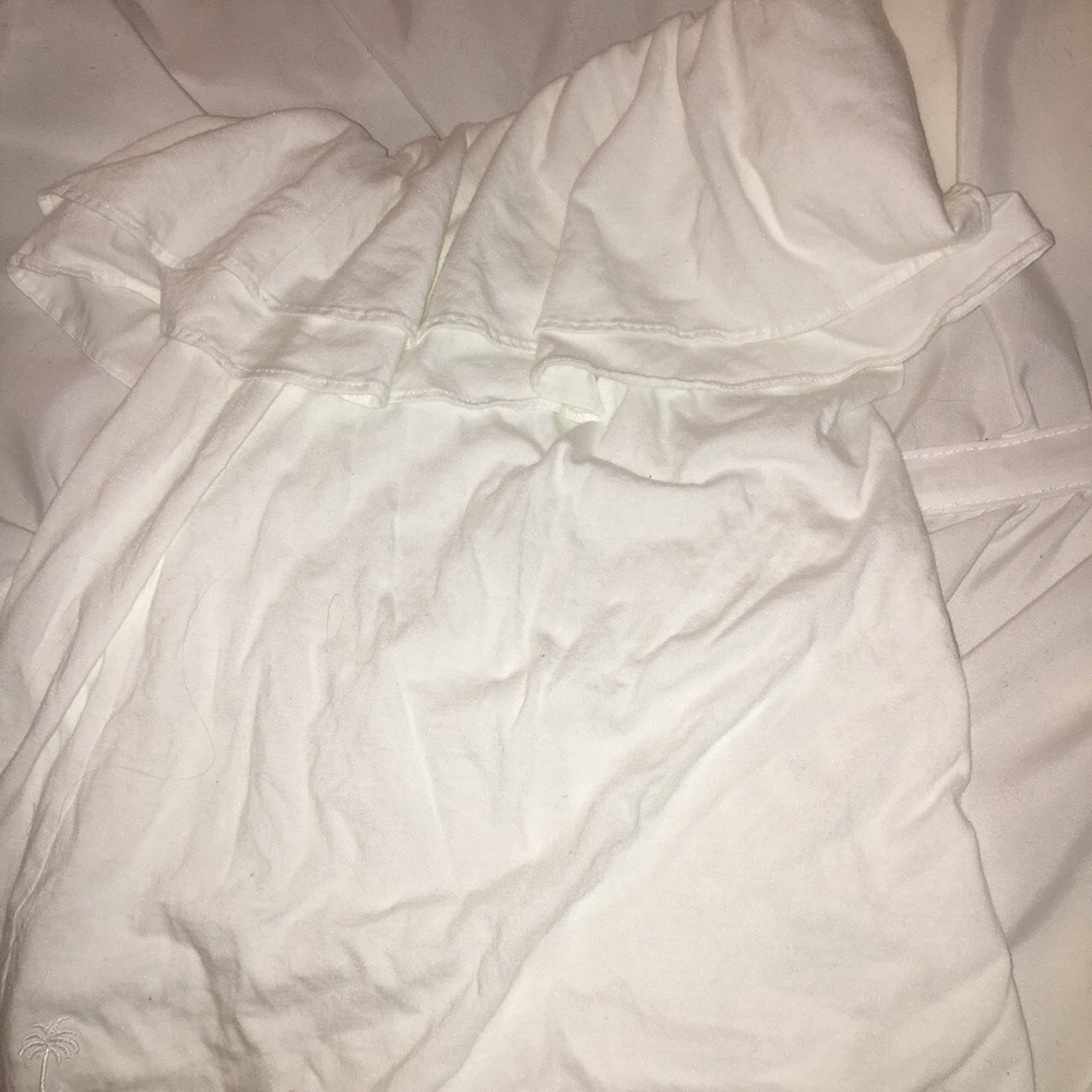 Lily Pulitzer strapless white top NEVER WORN!