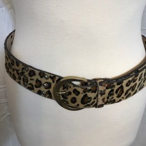Cheetah / Leopard Calvin Klein Belt