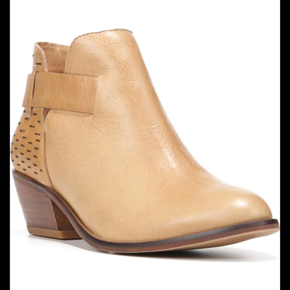 New 100% Leather Dr. Scholls Booties