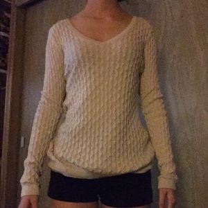 Cream Knit Sweater