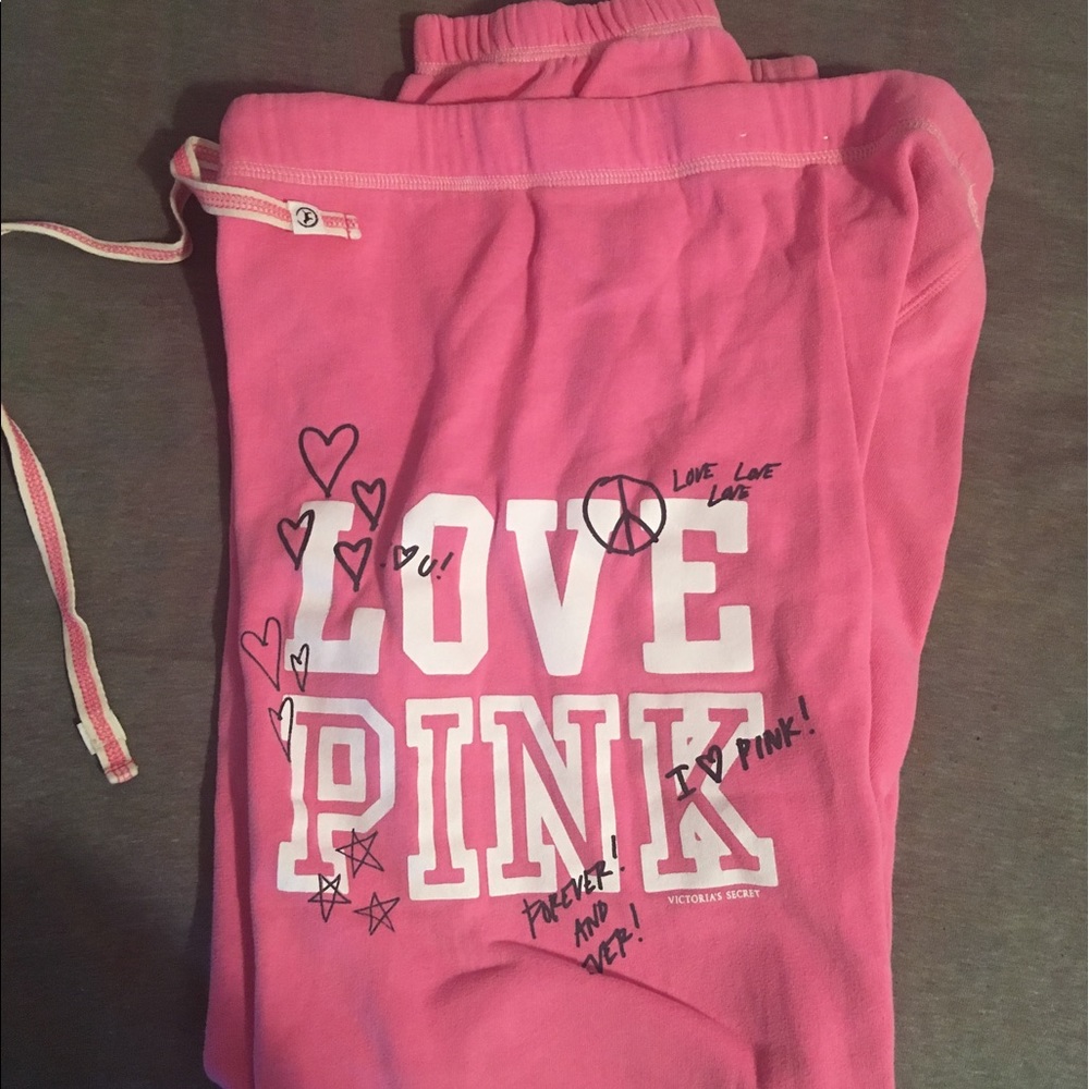 Bumble gum pink sweats