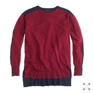 J. Crew Colorblock Sweater Tunic
