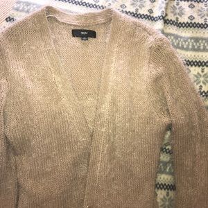 Tan Knit Cartigan