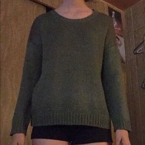 Green Forever 21 Knit Sweater