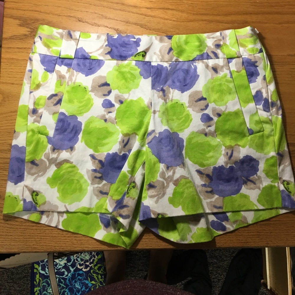 J. Crew stretch chino printed shorts