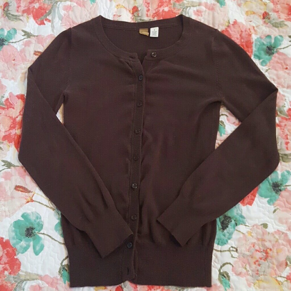 SOLD Small Brown Cardigan
