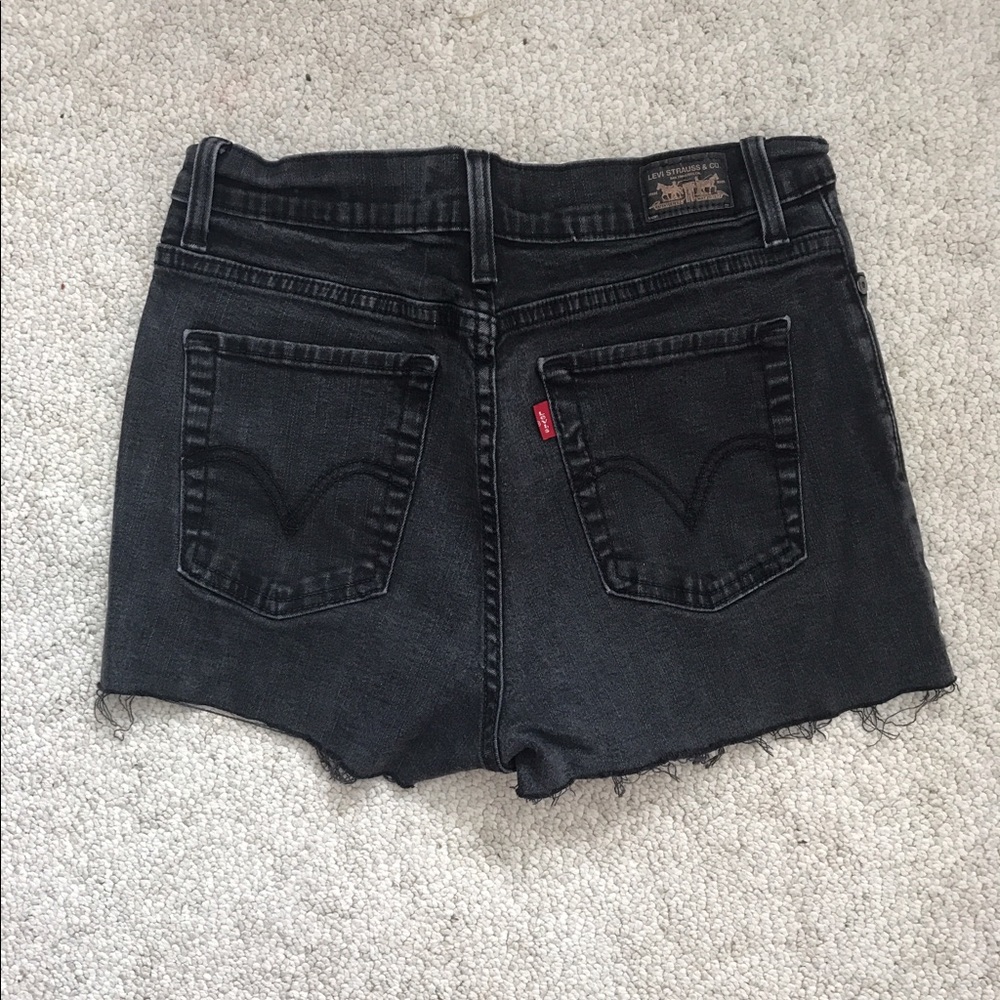 Levis high waisted shorts