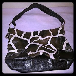 Cow print purse