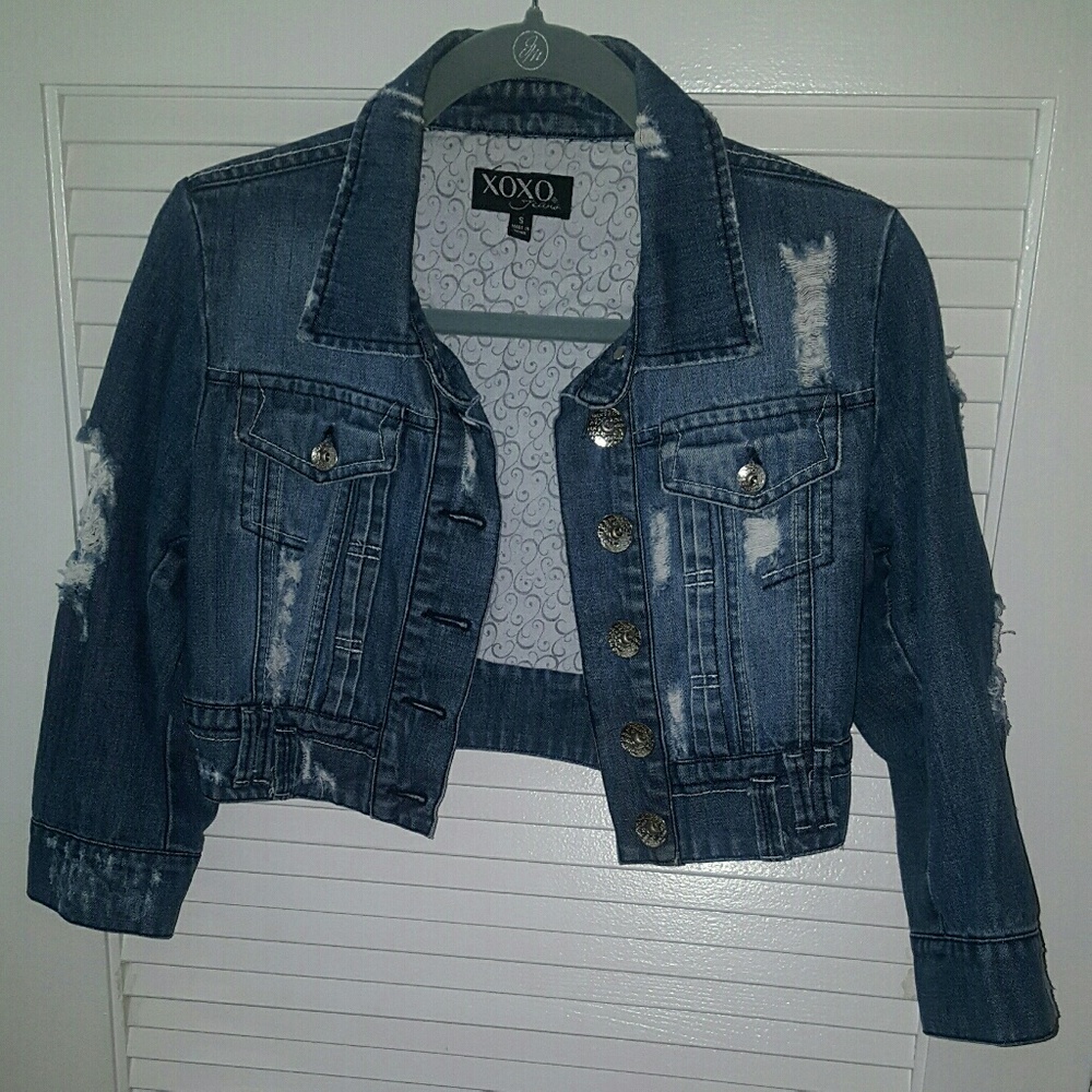 Cropped Jean Jacket
