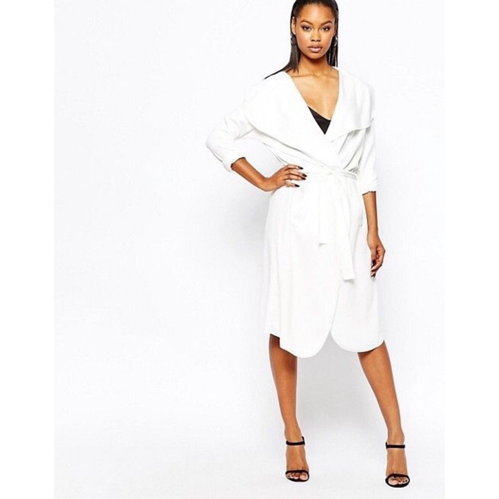 Boohoo Lightweight Waterfall Duster Jacket