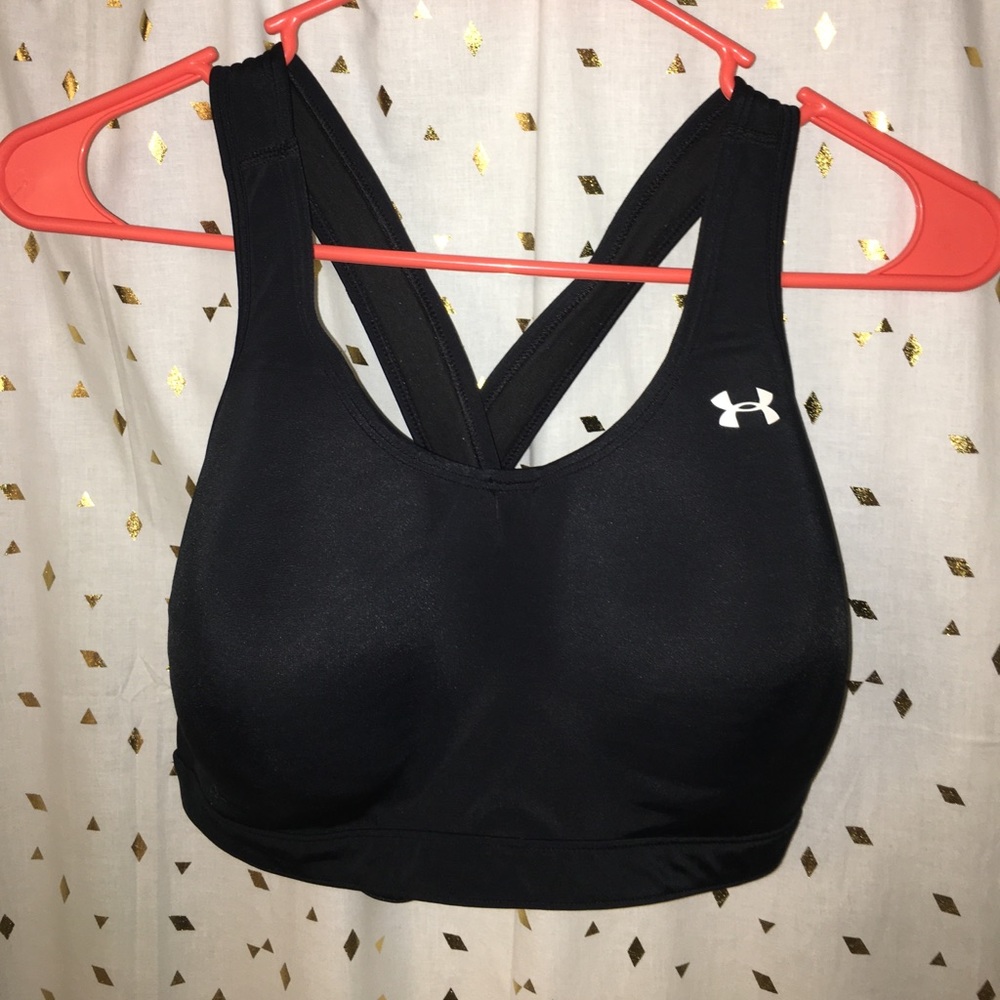 Black Under Armour Sports Bra