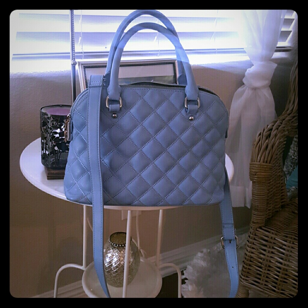 Soft cushion periwinkle color bag