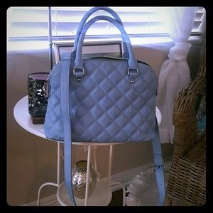Soft cushion periwinkle color bag