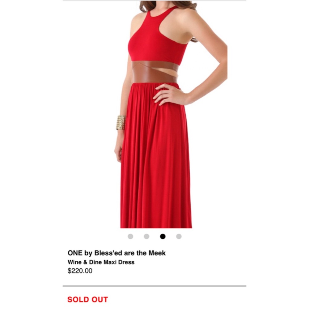 One by Blessed are the Meek Wine & Dine Maxi Dress