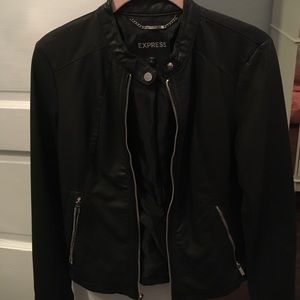 Express faux leather jacket