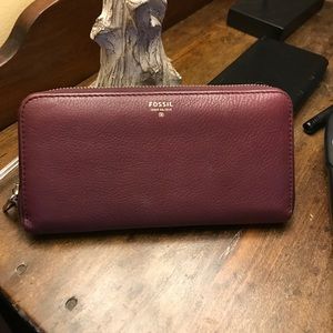 Purple Fossil Wallet