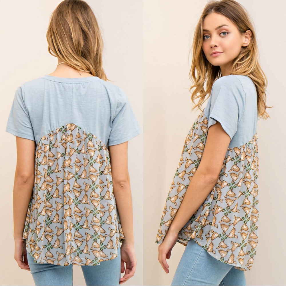 🆕Solid Short Sleeve Cami-Over Shirt Style - Picture 2 of 4