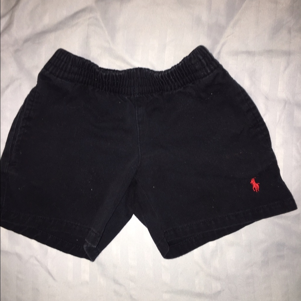 2t Ralph Lauren polo shorts. Navy blue in color.