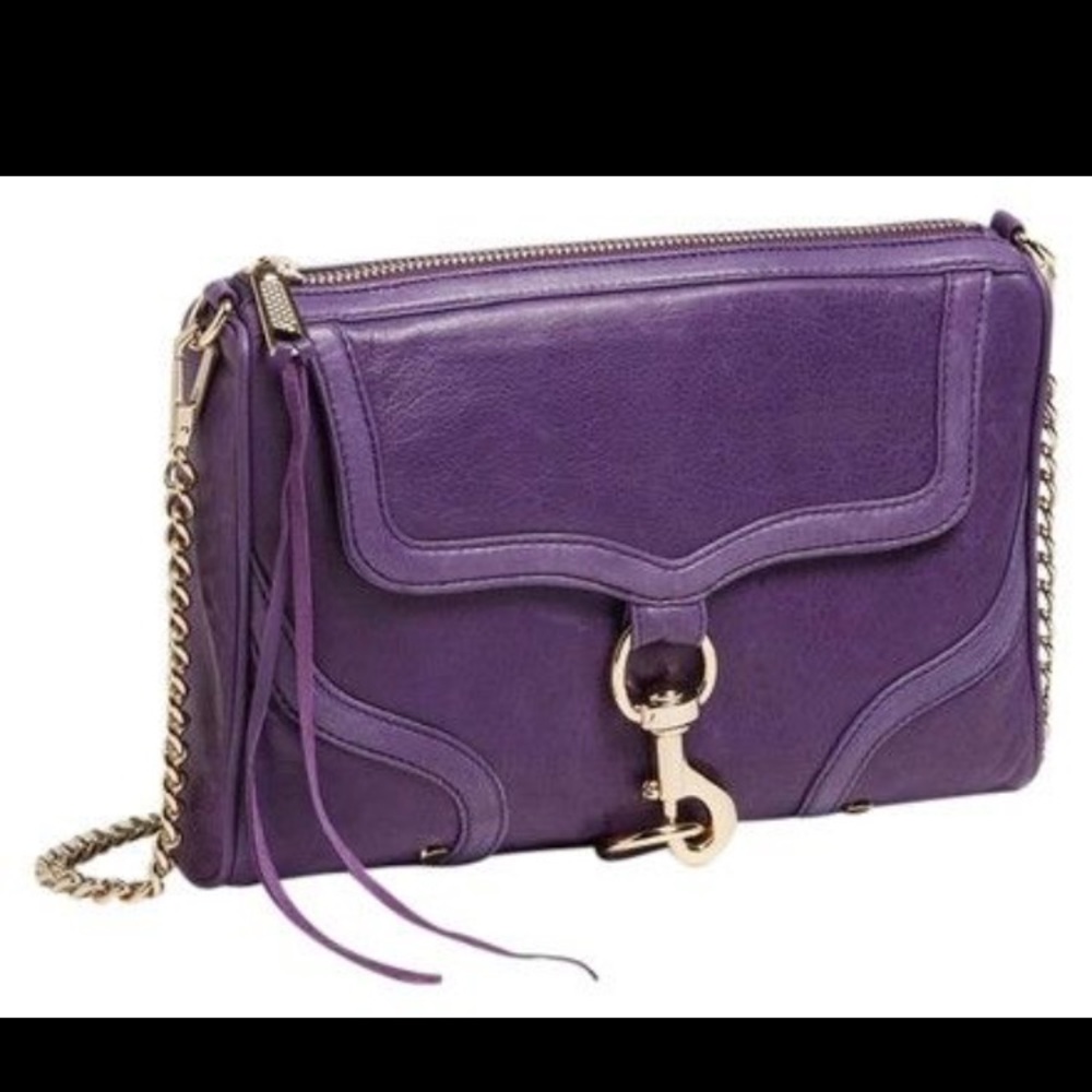 Large Rebecca Minkoff purple crossbody