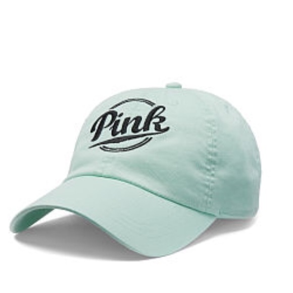 PINK Victoria's Secret Accessories - Light blue adjustable PINK ball cap 💕