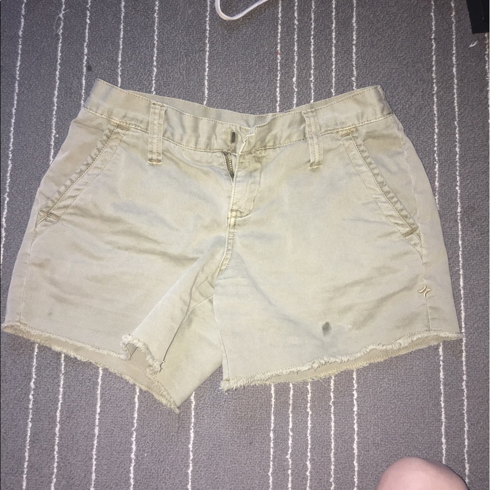 Light green shorts