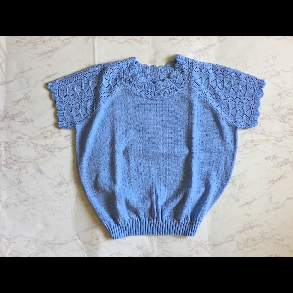 vintage acrylic knit top
