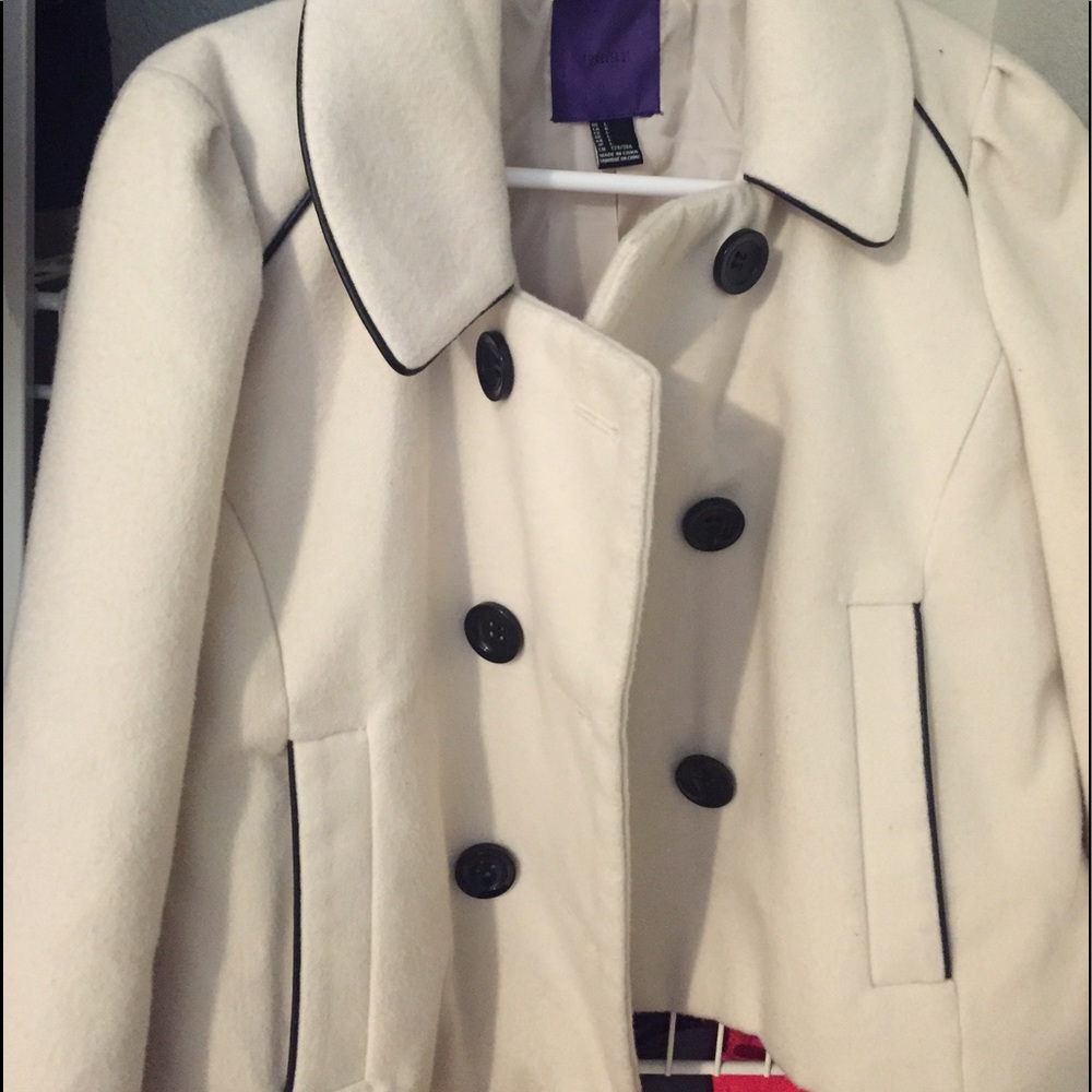 Cream coat