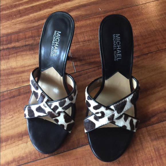 Michael Kor heel sandals size 6 - Picture 1 of 4