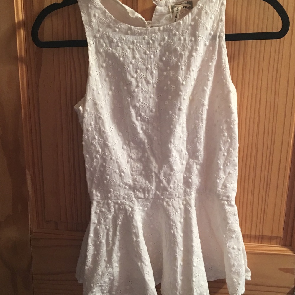 Detailed Peplum blouse