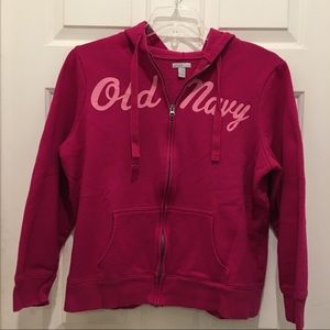 Old Navy Zip Front Hoodie XL