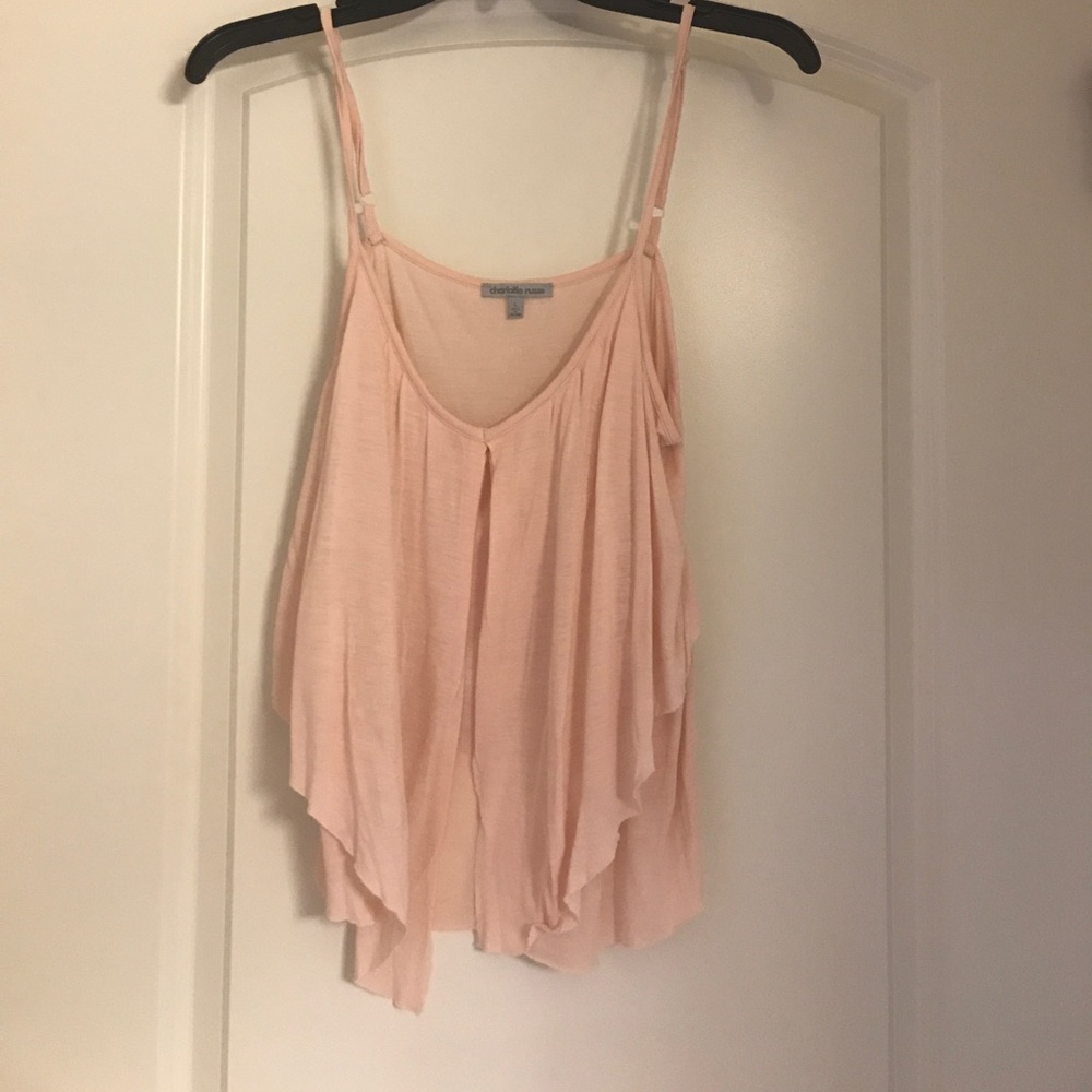 Soft Pink Flowy Tank
