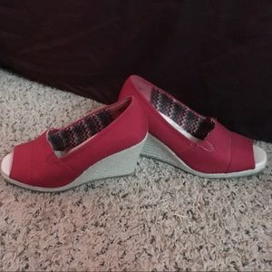 Red heel wedges (2 inch)