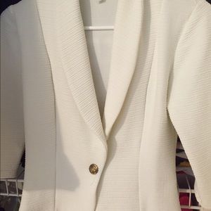 White blazer