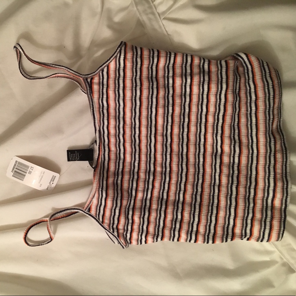 Tank top:) new with tags+cropped