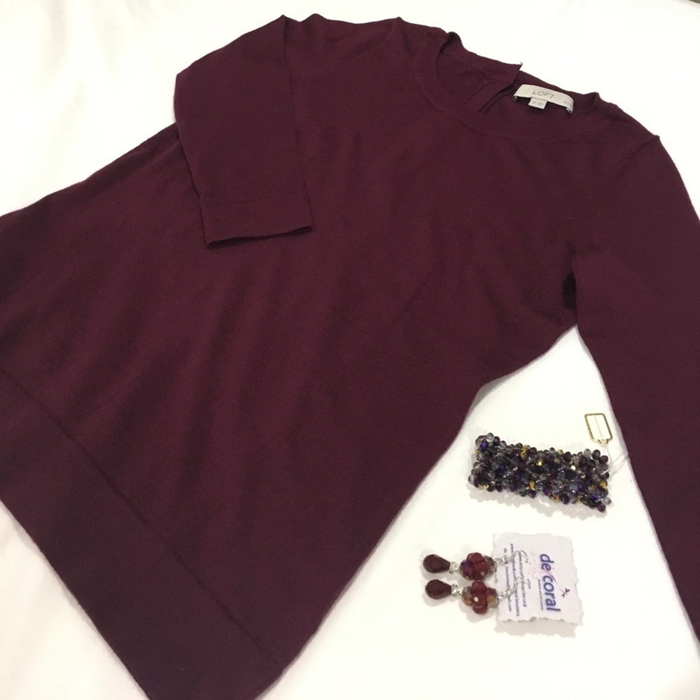 LOFT 3/4 sleeve top
