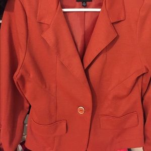 Burnt orange blazer