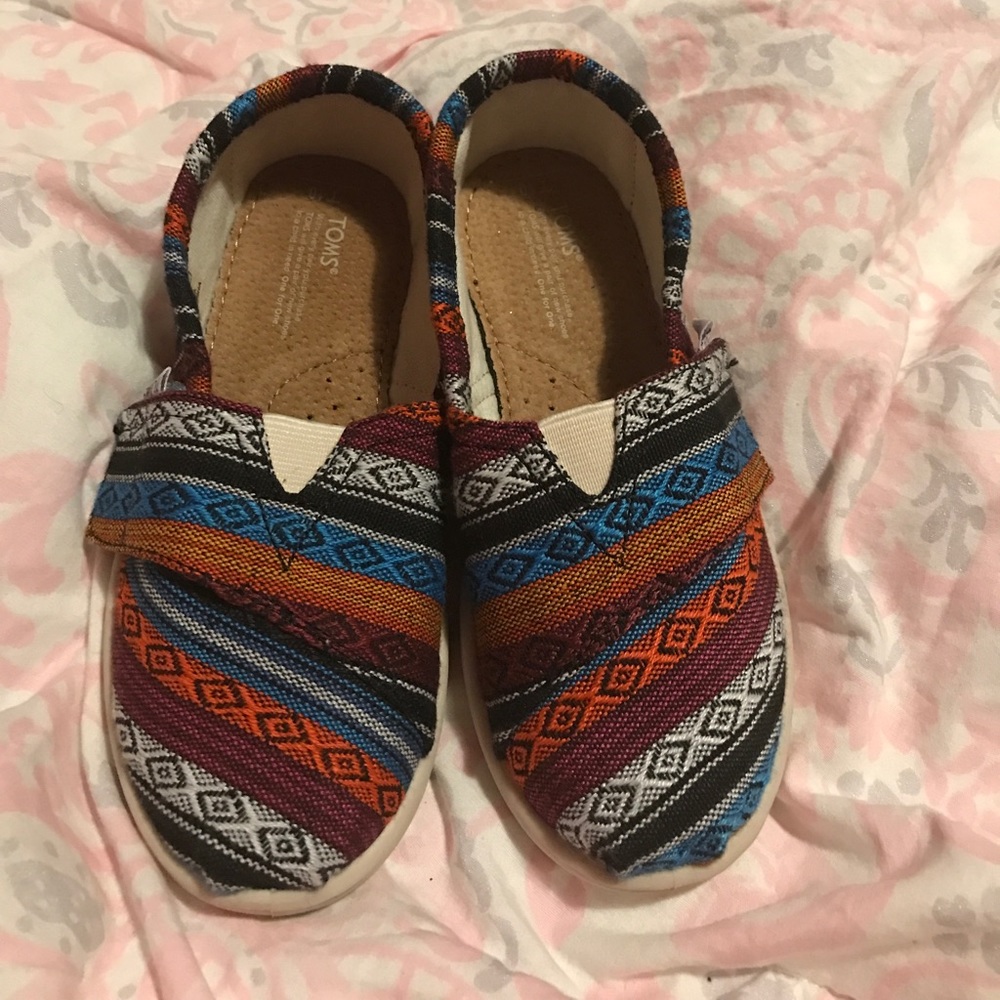 KIDS Toms Shoes - Aztec Print