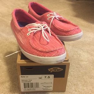 Vans Pink Rata Lo 7.5