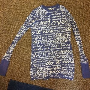Limited edition long sleeve lululemon top