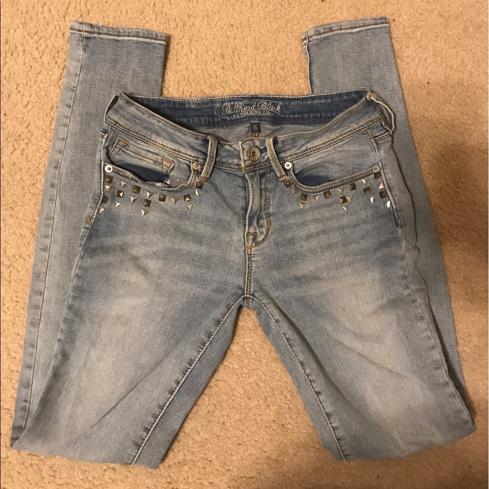 Bullhead Black Skinny Jeans