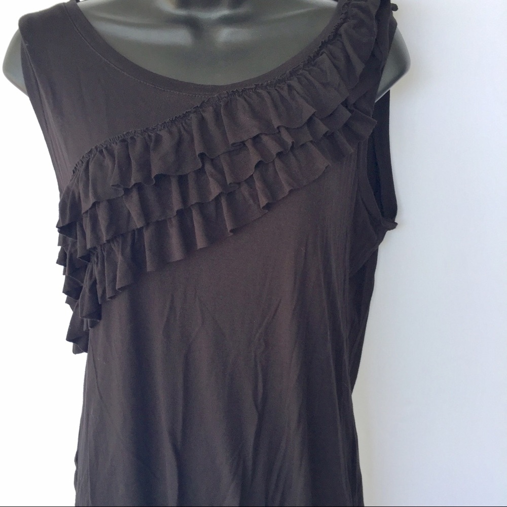 August silk sleeveless tee