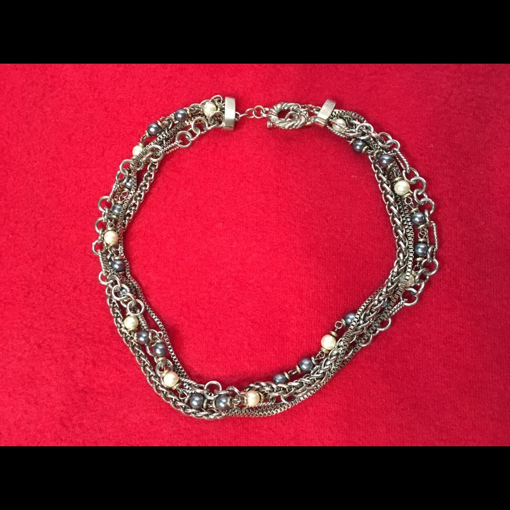 Multi chain necklace